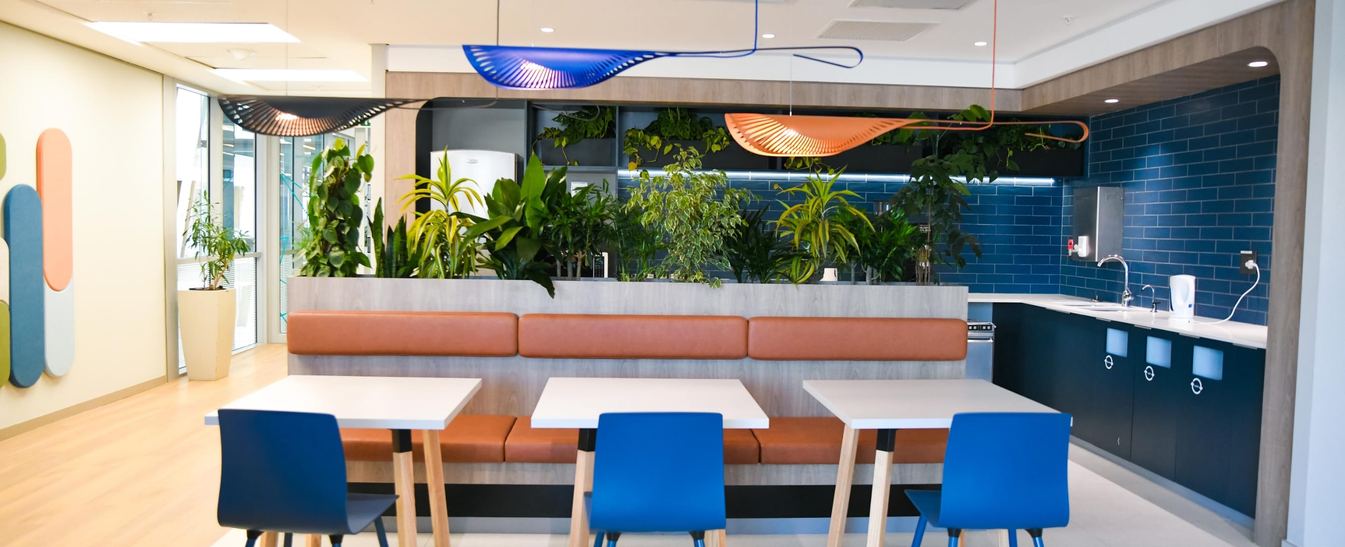 Our pause areas are designed to help you take breaks, relax and recharge.
